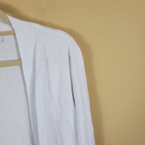 Isaac Mizrahi Liz White Cardigan Women's Size XS - Picture 3 of 9